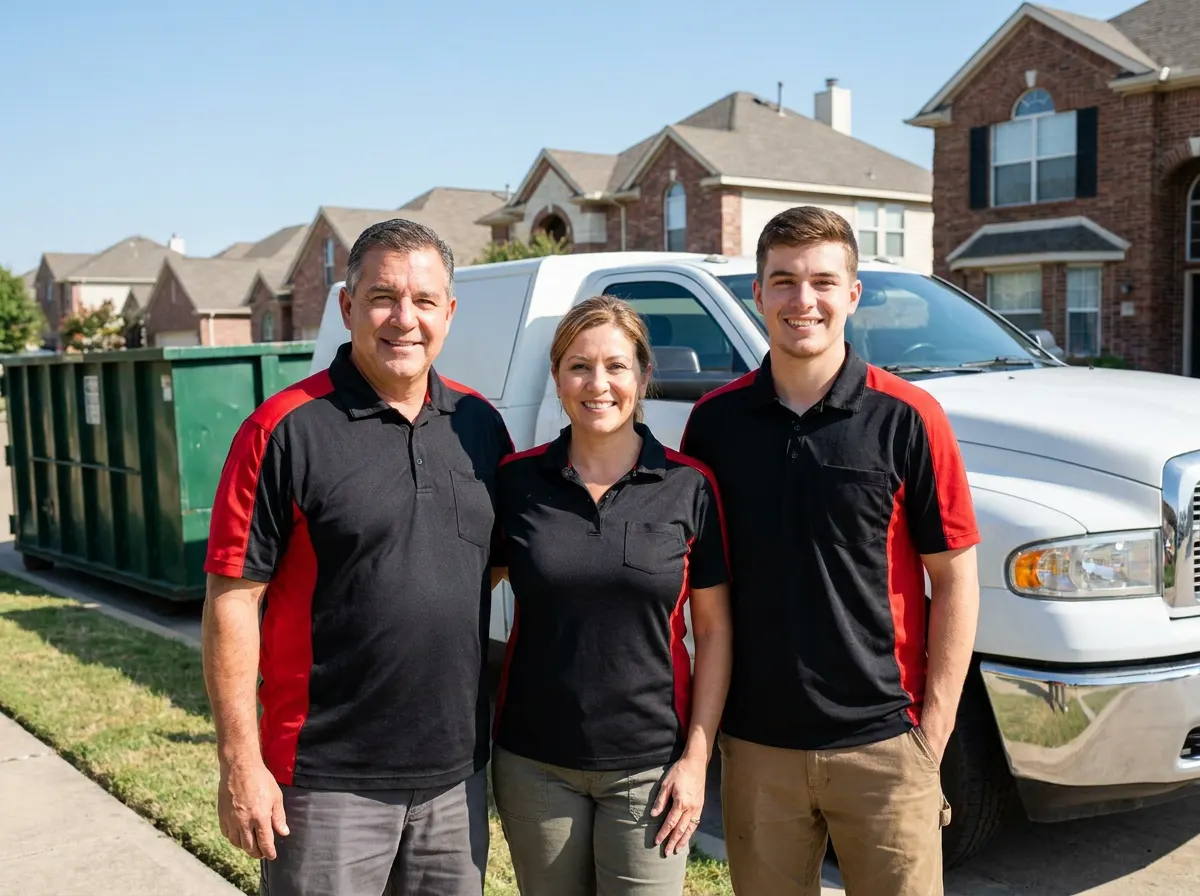 Load Out Dumpster Rental dumpster rental team in Dallas, TX